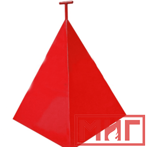 Фото 50 - Пожарная пирамида для пожарного гидранта 750x750x900 (Трехгранная).